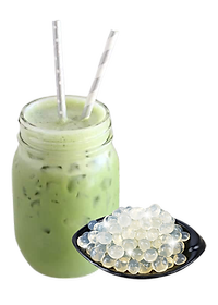 1 set Trà sữa Matcha trân châu thủy tinh Yoki 50g