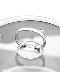 Bộ 3 Nồi Inox 5 Đáy Mama Sunhouse GN2IJC784SH - Trắng Bạc