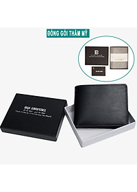 Ví nam, bóp nam da bò sáp Bụi Leather V108 - Bảo hành 12 tháng