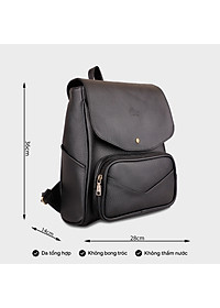 Balo Lata ( Thời trang nữ tiện lợi cỡ lớn - Balo da BAL37 )