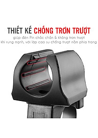 Kẹp Đèn Pin Xe Đạp, Kẹp Giữ Đèn Pin Gắn Ghi Đông Cho Xe Đạp Thể Thaom Leo Núi Lắp Đặt Dễ Dàng Mai Lee