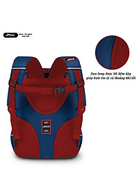Balo Chống Gù Siêu Nhẹ Cho Bé Tiểu Học Xbags Universe XB3102 Cao Cấp,  Nhiều Ngăn Tiện Dụng, Màu Xanh Phối Đỏ Cá Tính!