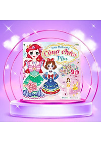 Sách thời trang Công chúa - Sách bóc dán sticker cho bé gái