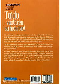 Sách Tự Do Vượt Trên Sự Hiểu Biết
