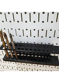 Giá treo mũi khoan Pegboard bằng thép sơn tĩnh điện - Phụ kiện cho bảng treo dụng cụ cơ khí
