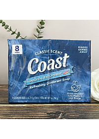Lốc 8 cục xà phòng Coast Classic Scent 113g - USA