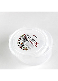 Hộp đựng thực phẩm 800ml (dạng tròn) dùng được lò vi sóng nội địa Nhật Bản