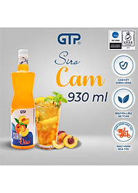 Siro GTP hương Phúc bồn tử/ Cam/ Đào