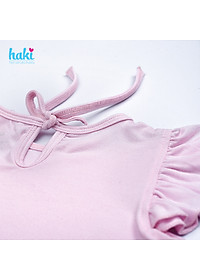 Bộ bodychip cánh tiên vải tre cao cấp cho bé sơ sinh - 1 tuổi HAKI BB031 (4-10kg) + Set áo liền quần chất liệu cao cấp xuất khẩu Canada siêu mềm mịn Haki; bodysuit cho bé gái, baby bodysuit, bamboo fabric