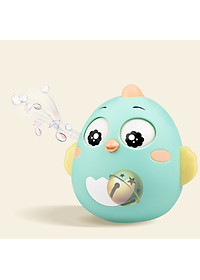 Đồ Chơi Lật Đật Phát Âm Thanh Hình Con Gà , Chớp Mắt , Có Nhạc Nhẹ Nhàng Cho Bé Yêu - Đồ Chơi Ngộ Nghĩnh Cho Bé Từ 3 Tháng Tuổi Trở Lên - PaKaSa