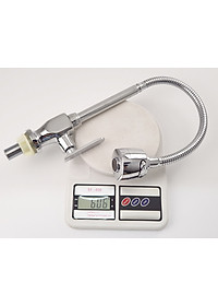 Vòi rửa chén lạnh cần lò xo Đồng mạ Chrome Eurolife EL-RC01 (Trắng bạc)