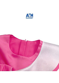 Đầm công chúa bé gái Hồng dâu phối trắng tafta ánh nhủ - AICDBGBEWSW7 - AIN Closet