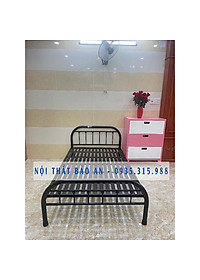 Giường sắt 1m2 kiểu bi siêu đẹp