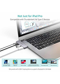 Hub sạc nhanh chia cổng PD Type-C đa năng 4 in 1 hiệu CHOETECH M13 cho Macbook / điện thoại mở rộng cổng sạc nhanh Type-C PD 3.0, 1 cổng USB 3.0, cổng HDMI chuẩn 4k, cổng AUX 3.5mm - Hàng chính hãng