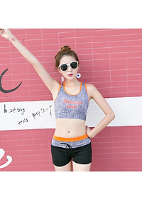 Bộ Đồ Bơi Nữ Bikini 2 Mảnh ATI61 MAYHOMES Set Áo Và Short, One Size, Kiểu Dáng Thể Thao