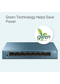 Bộ Chia Tín Hiệu TP-Link LS108G Switch Để Bàn 8 Cổng 10/100/1000Mbps - Hàng Chính Hãng