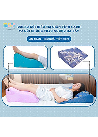 GỐI CHỐNG GIÃN TĨNH MẠCH YOROKOBI - KÍCH THƯỚC 55x48x25CM, HÀNG THƯƠNG HIỆU