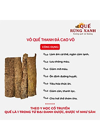 Vỏ quế thanh đã cạo vỏ nguyên chất 100%, nấu ăn, chống hôi miệng, ngăn ngừa các bệnh về tim 150g/hộp Quế Rừng Xanh - CHÍNH HÃNG
