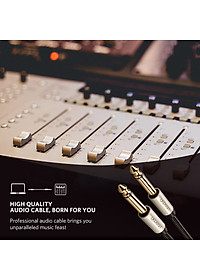 Cáp âm thanh stereo 2 đầu đực chuẩn jack 6.5mm dài 5m UGREEN AV128 40813 - Hàng chính hãng