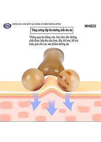 Dụng cụ lăn 3D - V Line massage nâng cơ mặt và body bằng sừng (MH825) day ấn huyệt, làm đẹp da - chăm sóc sức khỏe - HAHANCO