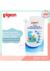 DUNG DỊCH SÚC RỬA BÌNH SỮA 5 IN 1 PIGEON