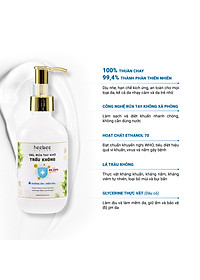 Gel Rửa Tay Khô Trầu Không Heebee's Khử Mùi, Sạch Khuẩn 99.99%, Dưỡng Ẩm 65/300ML