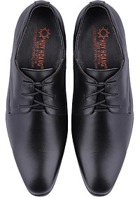 Giày Tăng Chiều Cao Nam Huy Hoàng HT7189 - Đen