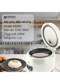 Nồi cơm điện 1.2L Mishio MK387 - Hàng chính hãng