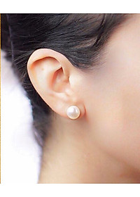 Combo Hoa Tai Ngọc Trai Thiên nhiên, kèm bản PHOTOCOPY giấy KIỂM ĐỊNH SJC và Túi Nhung.