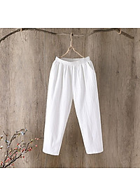 { BÁN K LỢI NHUẬN } Hàng mới đã về, Quần dài đũi linen nữ, Tôn dáng cực đẹp, Nhẹ nhàng, Thoải mái, Vô tư dạo phố.