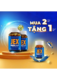 [Tặng Hộp 15v] Combo 2 Hộp 60v - Viên Uống Giảm Đau Xương Khớp JEX Ecogreen Tái Tạo Sụn Khớp