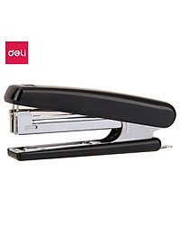 Dập ghim #10 Deli, kèm hộp đựng ghim 15 trang, Đen, xanh, xám - 1 cái E0251