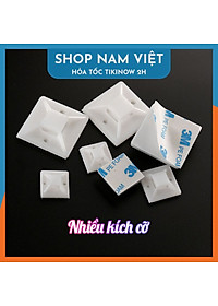 Nẹp Giữ Dây Điện, Dây Cáp Dán Tường (Không Kèm Dây Rút)
