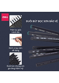 Bút chì phác thảo phiên bản cao cấp Deli - 2H, HB, 2B, 4B, 6B, 8B - 1 chiếc - S998