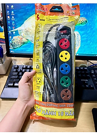 Ổ Cắm Kéo Dài 6S LIOA 6S3 (Dây 3m)