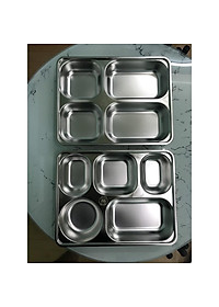 khay cơm GORILLA inox cao cấp 4 ngăn, 5 ngăn loại Trung