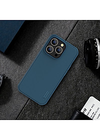 Ốp lưng sần chống sốc cho iPhone 14 Pro / 14 Pro Max mặt lưng nhám hiệu Nillkin Super Frosted Shield Pro cho khả năng chống sốc cực tốt, chất liệu cao cấp, mặt lưng nhám sang trọng - Hàng nhập khẩu