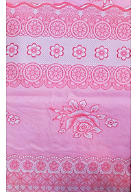 Khăn trải bàn PAULEE - 856B (150cm x 228 cm) hoa văn hồng - không thấm nước