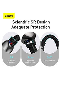 Cáp sạc nhanh Baseus C to C 100W màn led, Cáp sạc nhanh 100W Baseus Display Fast Charging Data Cable Type C to C 100W (20V/5A) - Hàng chính hãng