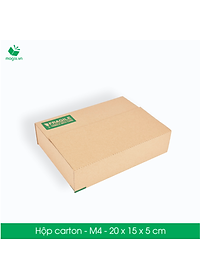 M4 - 20x15x5 cm - 25 Thùng hộp carton đóng hàng