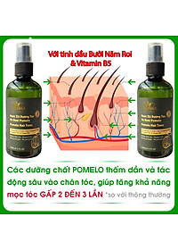 Tinh dầu bưởi dưỡng tóc Pomelo Tabaha 120ml giúp giảm rụng tóc cho mẹ sau sinh