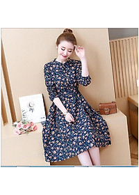 ĐẦM BẦU VÁY BẦU BÔNG CÔNG SỞ SƠ MI ,3 MÀU