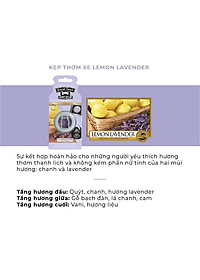 Kẹp thơm xe Yankee Candle - Lemon Lavender