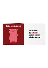 Sách Ehon - Bạn màu gì vậy - Dành cho trẻ từ 0 - 3 tuổi