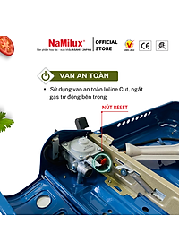 Bếp gas Mini NaMilux NH-P2911PS - Công suất tối đa 2,6 KW - hàng chính hãng