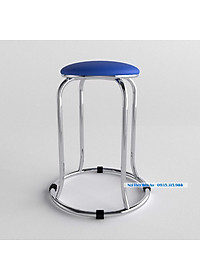 Ghế ngồi inox có nệm chân có vòng kiềng số lượng 10 - Nội Thất Bảo An