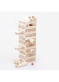 Bộ Rút Gỗ 51 Thanh Siêu Lớn T10 (Cao 28.5cm - 1 Thanh Dài 7.5cm)