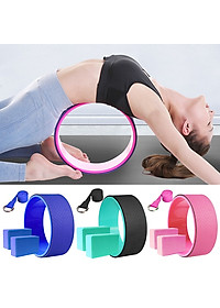 Combo Vòng yoga 33cm +2 gối yoga+1 Dây tập 1,83m Tiện Dụng (Bản Tiêu Chuẩn)