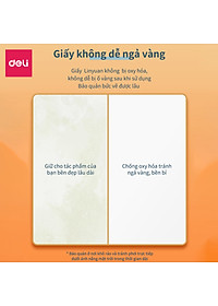 Giấy Vẽ Chuyên Dụng Deli 265X380Mm - 110/160/180Gsm, 20 Tờ - 1 Quyển - 73607/73611/73613