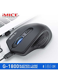 Chuột gaming không dây bluetooth sạc pin HXSJ G-1800 cho game thủ chơi game chuyên nghiệp kết nối Wireless 2.4G - Hàng chính hãng